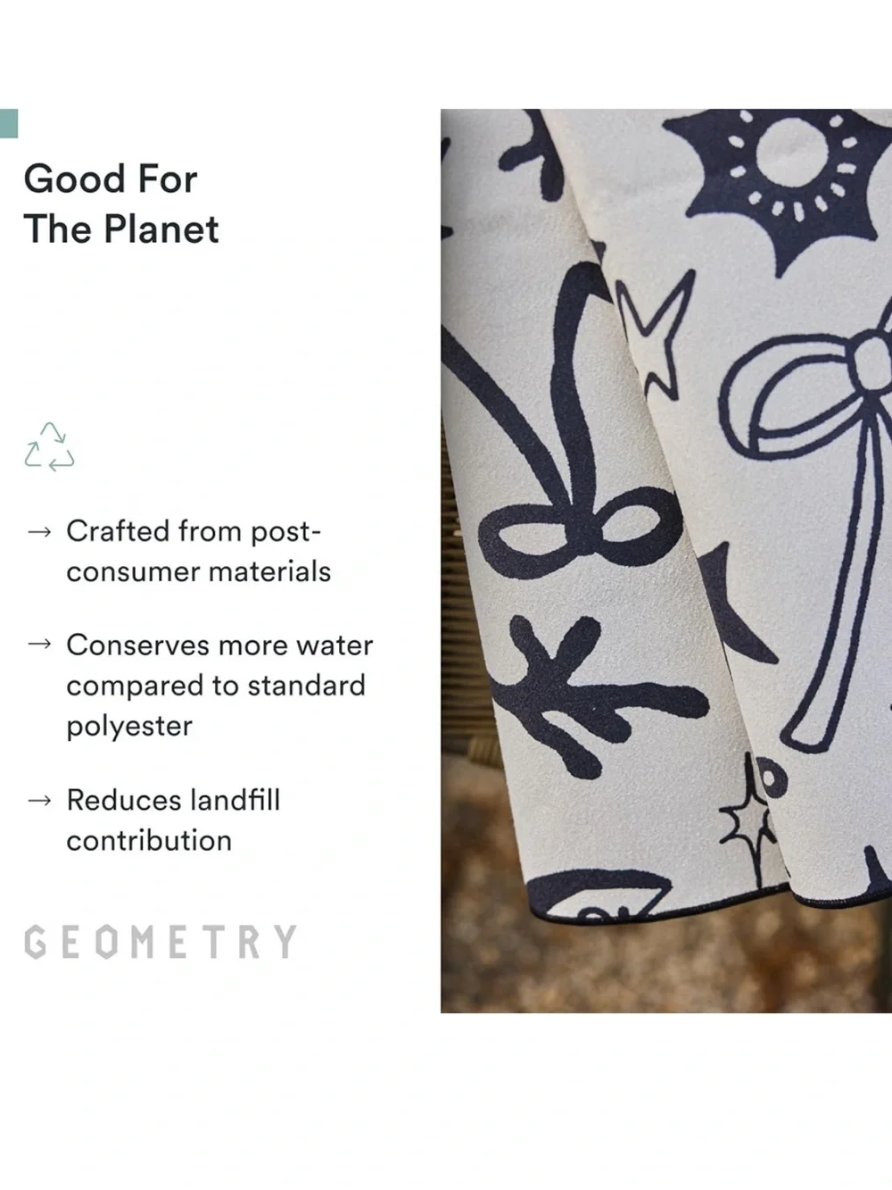 🌊 GEOMETRY Micro-Loop Beach Towel – Quick-Dry, Sand-Resistant (Earth & Sea)